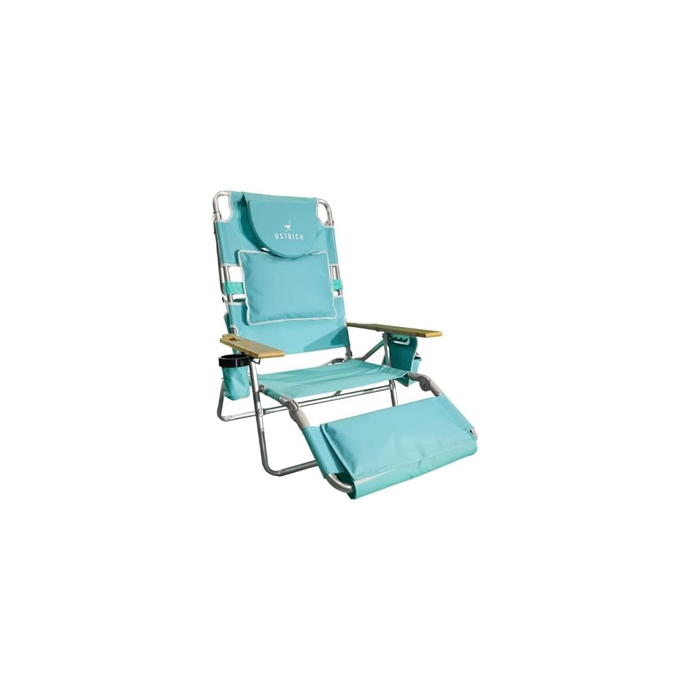 Ostrich The Deluxe 3N1 Lightweight Lawn Beach Reclining Lounge