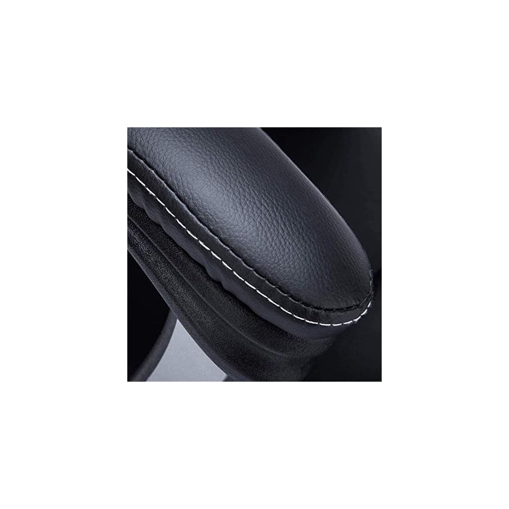 Office Chair Leather Home Office Desk Chairs Computer Swivel Office Task Chair Ergonomic Executive Chair with Armrests Computer Gaming Chairs,