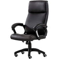 Office Chair Leather Home Office Desk Chairs Computer Swivel Office Task Chair Ergonomic Executive Chair with Armrests Computer Gaming Chairs,
